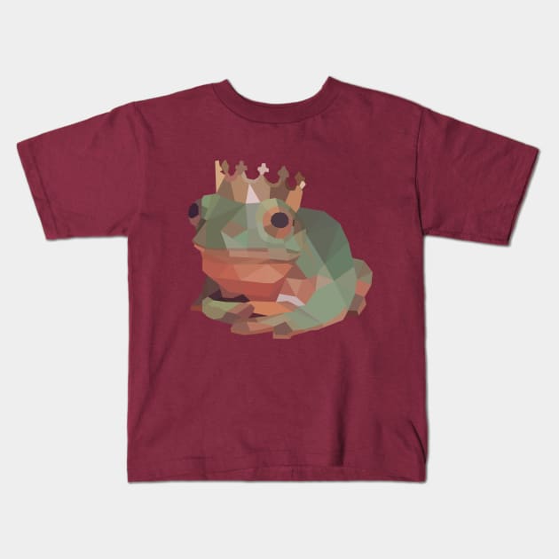 The frog prince Kids T-Shirt by LittleAna